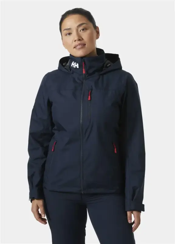 Ekspresowa dostawa Kurtka żeglarska damska Helly Hansen CREW HOODED MIDLAYER JACKET 2 - Navy