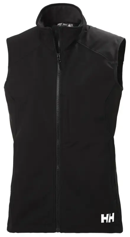 Kamizelka softshellowa damska Helly Hansen PARAMOUNT SOFTSHELL VEST - Black Zniżka