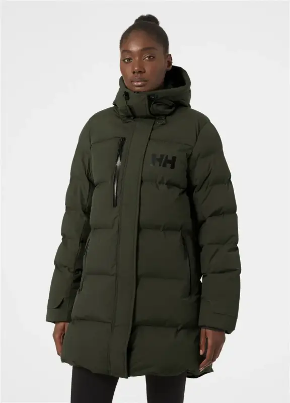 Zamów teraz Kurtka ocieplana damska Helly Hansen W ADORE PUFFY PARKA - Utility Green