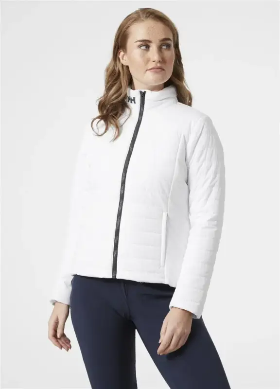 Kurtka ocieplana damska Helly Hansen Crew Insulator Jacket 2.0 - White Bezpieczne zakupy