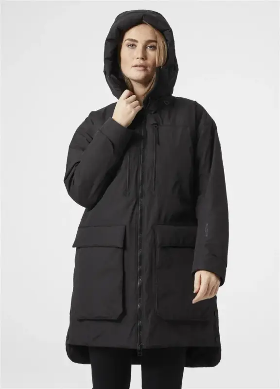 Okazja Kurtka ocieplana damska Helly Hansen MAUD PARKA - Black