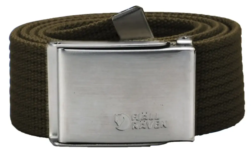 Pasek Fjallraven Canvas Belt - Dark Olive Oferta