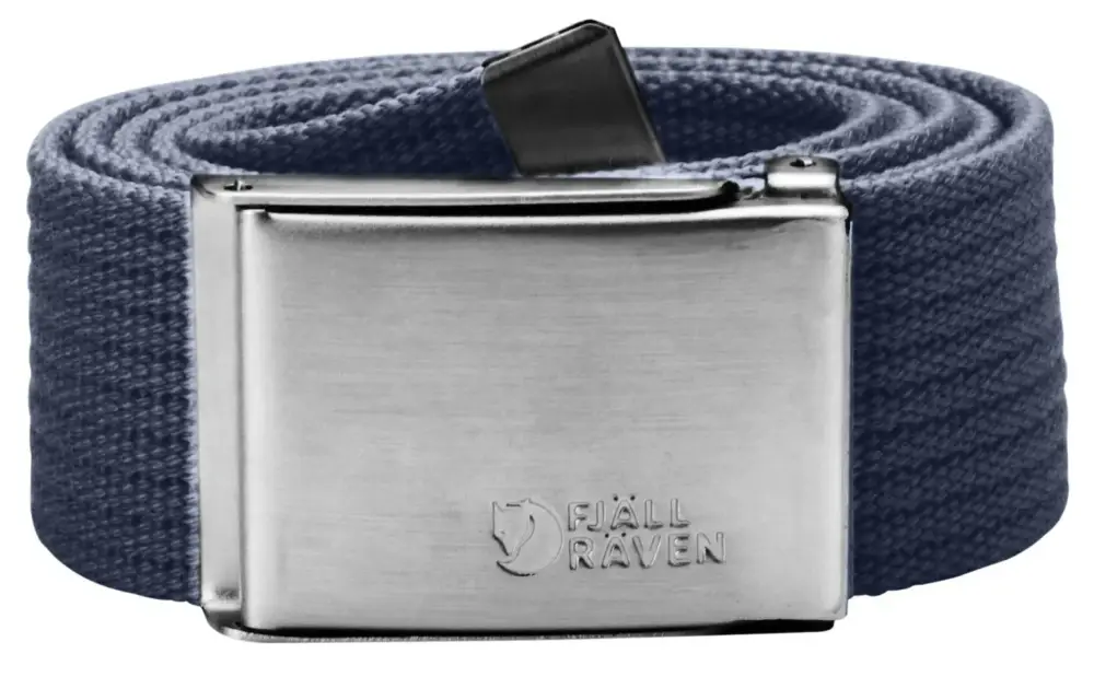 Pasek Fjallraven Canvas Belt - Dark Navy Oferta czasowa