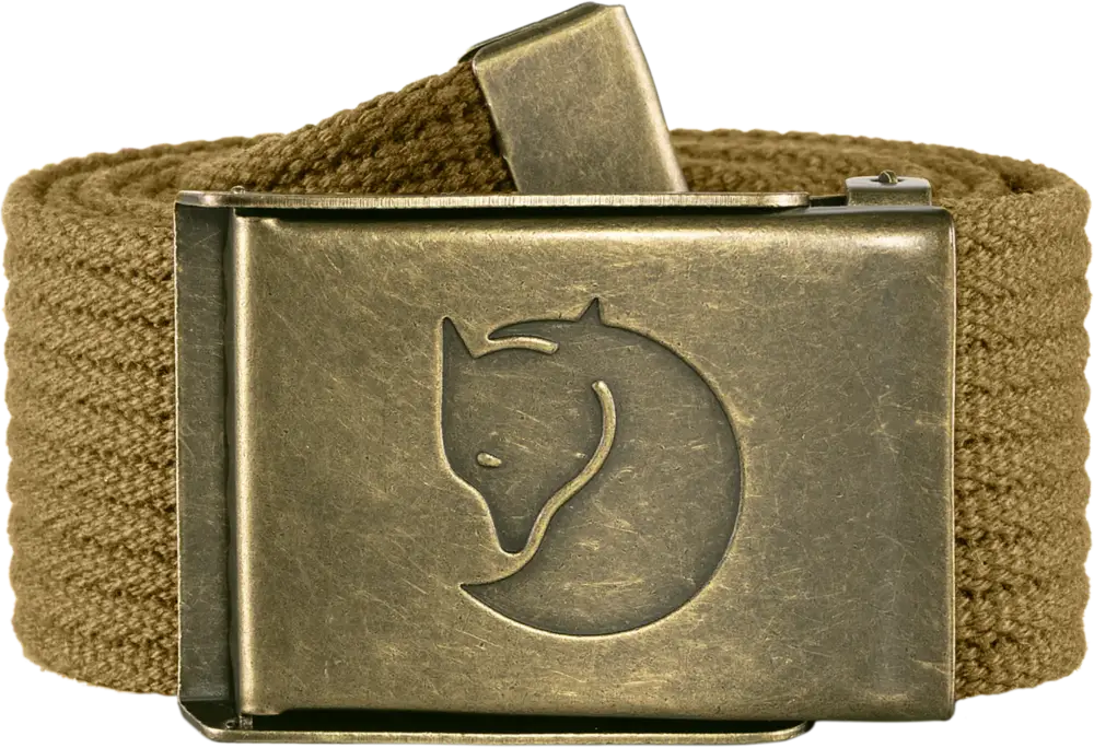 Pasek Fjallraven Canvas Brass Belt 4 Cm - Buckwheat Brown Wysoka jakość