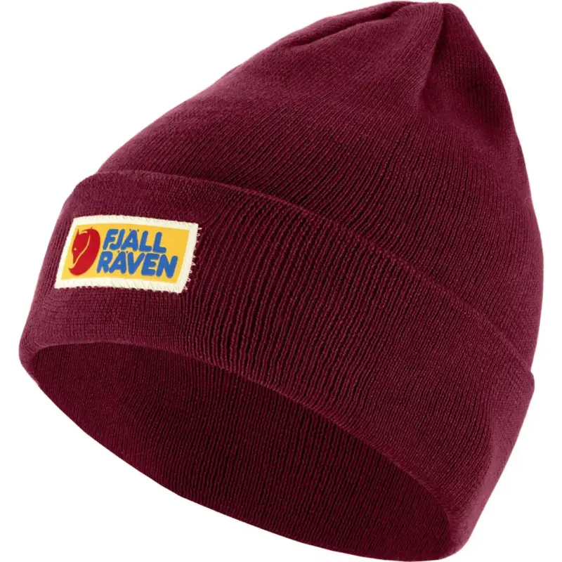 Czapka zimowa Fjallraven Vardag Classic Beanie - Bordeaux Red Obniżka ceny