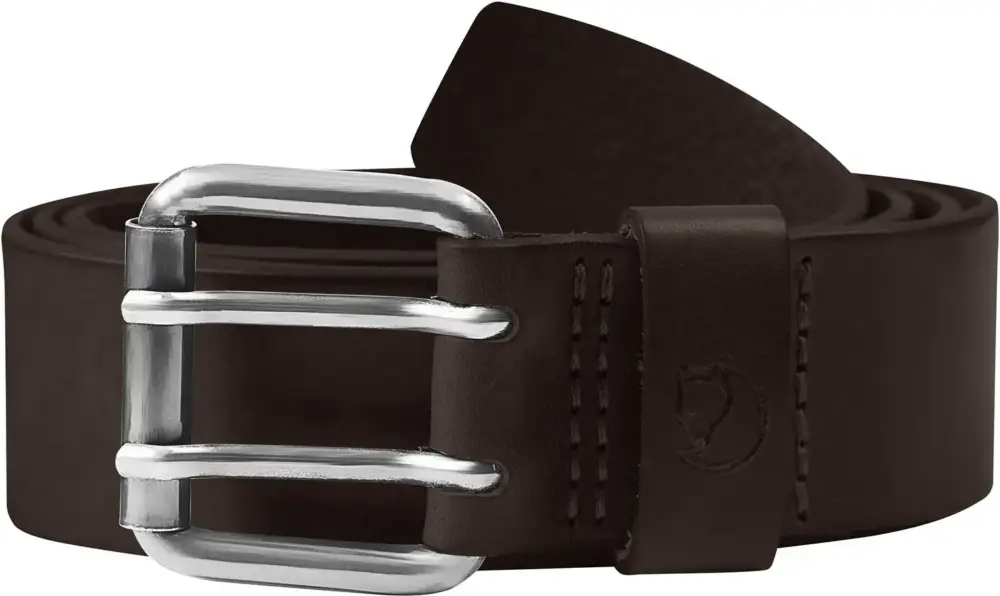 Szybka wysyłka Pasek skórzany Fjallraven Singi Two-Pin Belt - Leather Brown