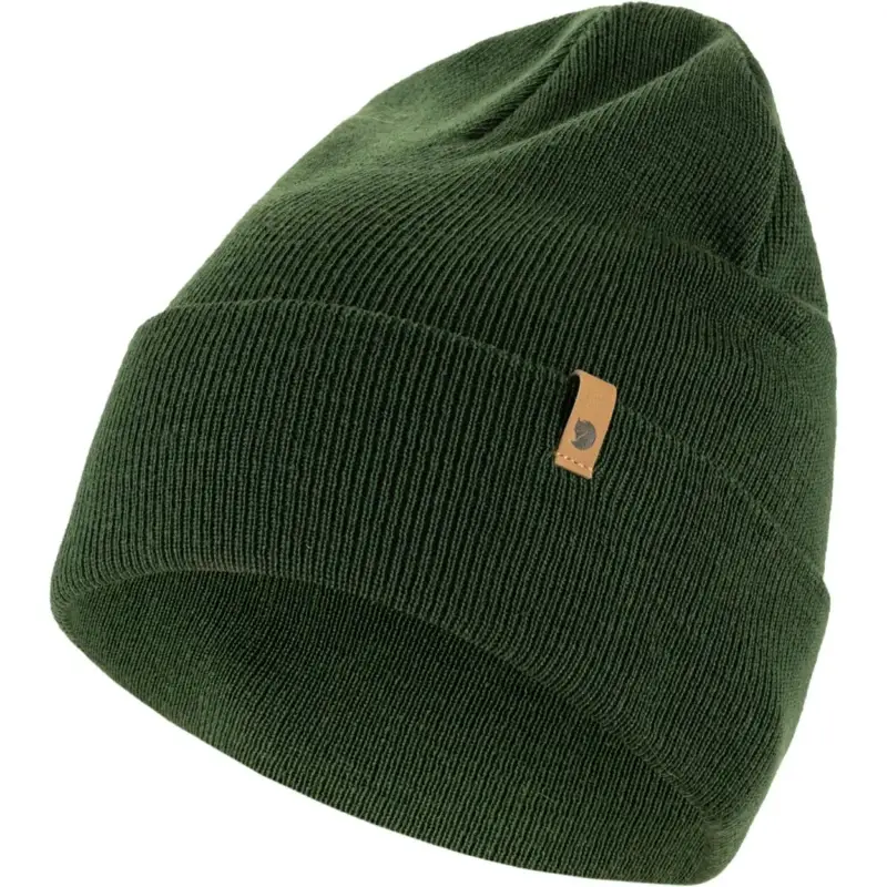 Sprawdź teraz Czapka zimowa wełniana Fjallraven Classic Knit Hat - Deep Forest