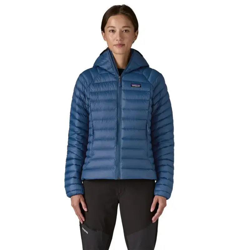 Nowość Kurtka puchowa damska Patagonia Down Sweater Hoody - Clement Blue