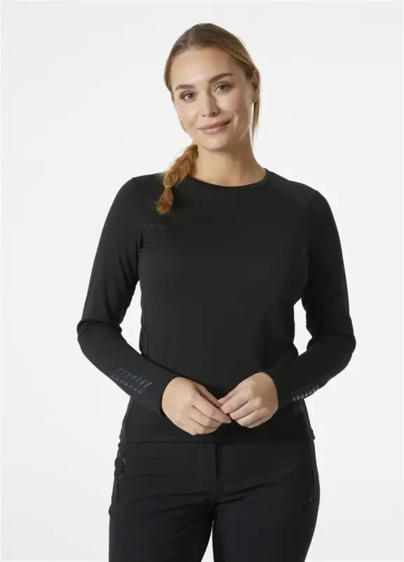 Do wyczerpania zapasów Bluza termoaktywna damska Helly Hansen LIFA® ACTIVE Crew - Black