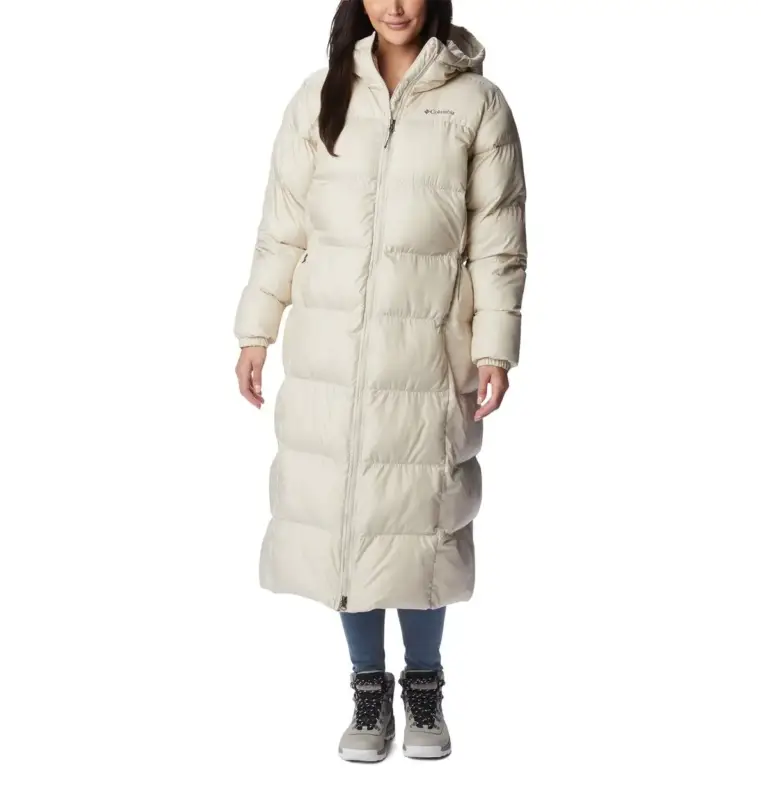 Płaszcz ocieplany damski Columbia Puffect™ Long Jacket - Dark Stone Tylko do końca tygodnia