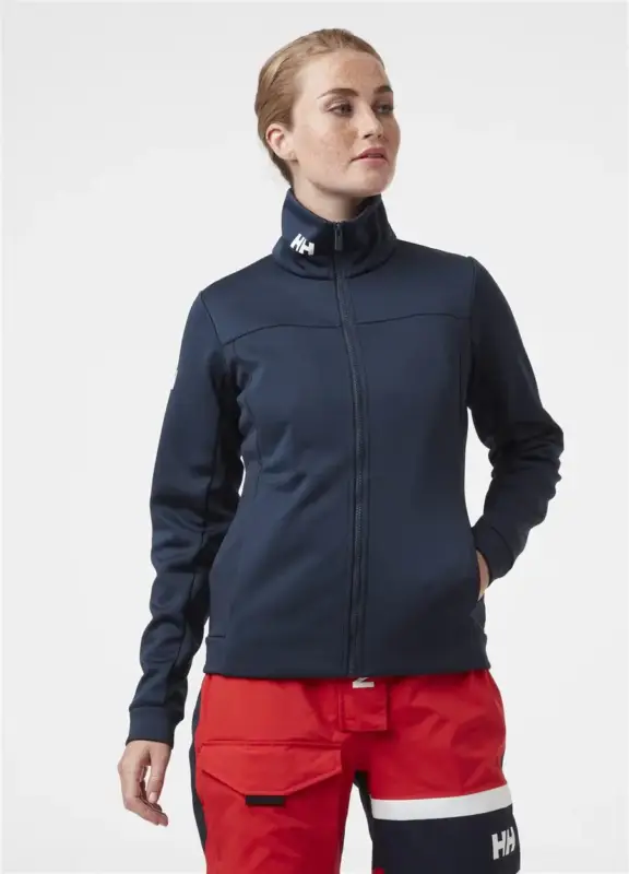 Bluza polarowa damska Helly Hansen CREW FLEECE JACKET - Navy Popularny