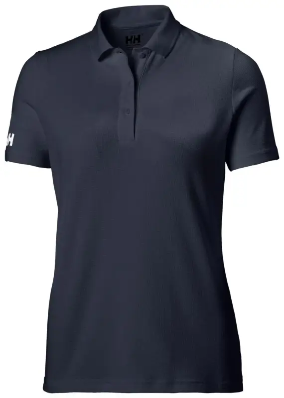 Koszulka szybkoschnąca damska Helly Hansen W TECH CREW POLO - Navy Tani