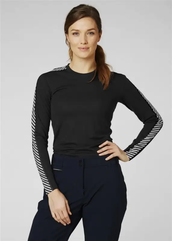 Bluza termoaktywna damska Helly Hansen HH Lifa Crew - Black Nowy