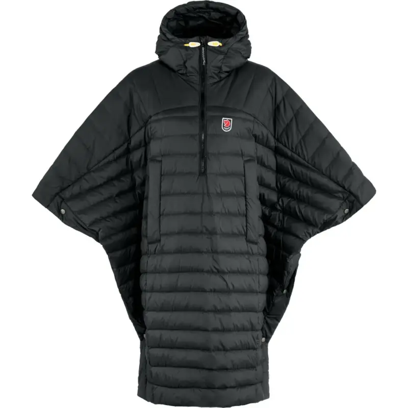 Tylko dziś Poncho puchowe unisex Fjallraven Expedition Down Poncho - Black