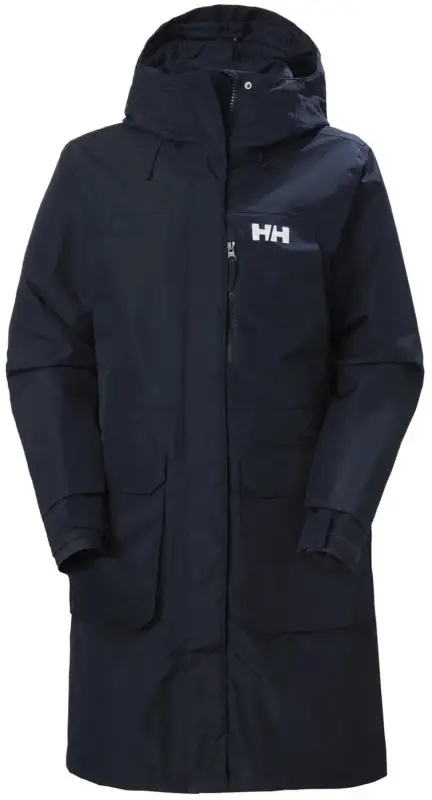 Płaszcz ocieplany damski Helly Hansen Rigging Coat - Navy Tani