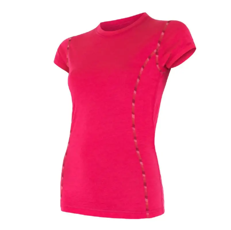 Szybka wysyłka Koszulka termoaktywna damska Sensor Merino Air Tee SS - Magenta