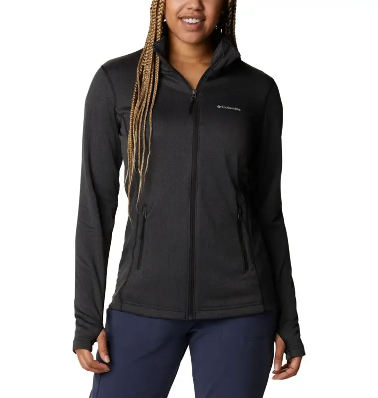 Oferta czasowa Polar szybkoschnący damski Columbia Park View™ Grid Fleece Full Zip - Black