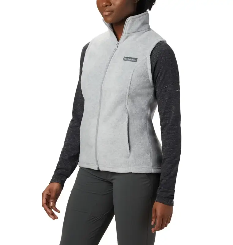 Kamizelka polarowa damska Columbia Benton Springs™ Vest - Cirrus Grey Heather Oferta