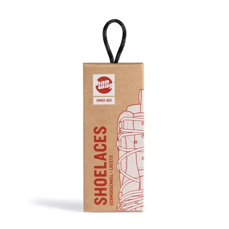 Sznurowadła Hanwag Shoelaces 90 cm - Black/Asphalt Wyprzedaż