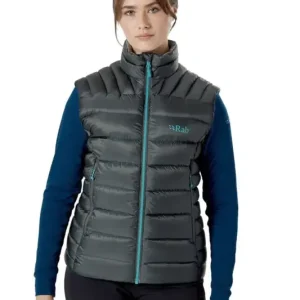 Darmowy zwrot Kamizelka puchowa damska Rab Electron Pro Down Vest - Beluga