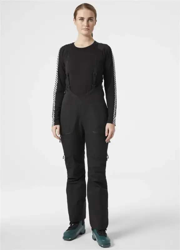 Spodnie membranowe damskie Helly Hansen Odin Mountain Infinity 3L Shell Bib - Black Wyprzedaż