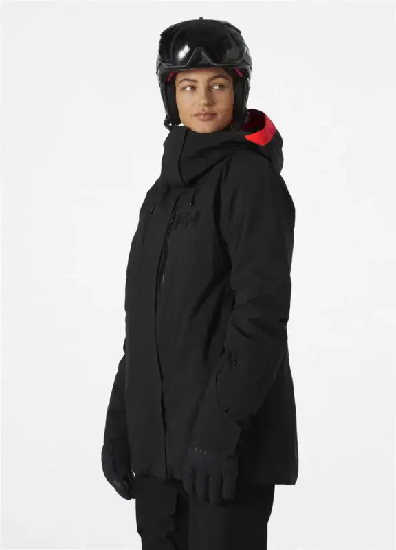 Popularny Kurtka narciarska damska Helly Hansen Powshot Jacket - Black