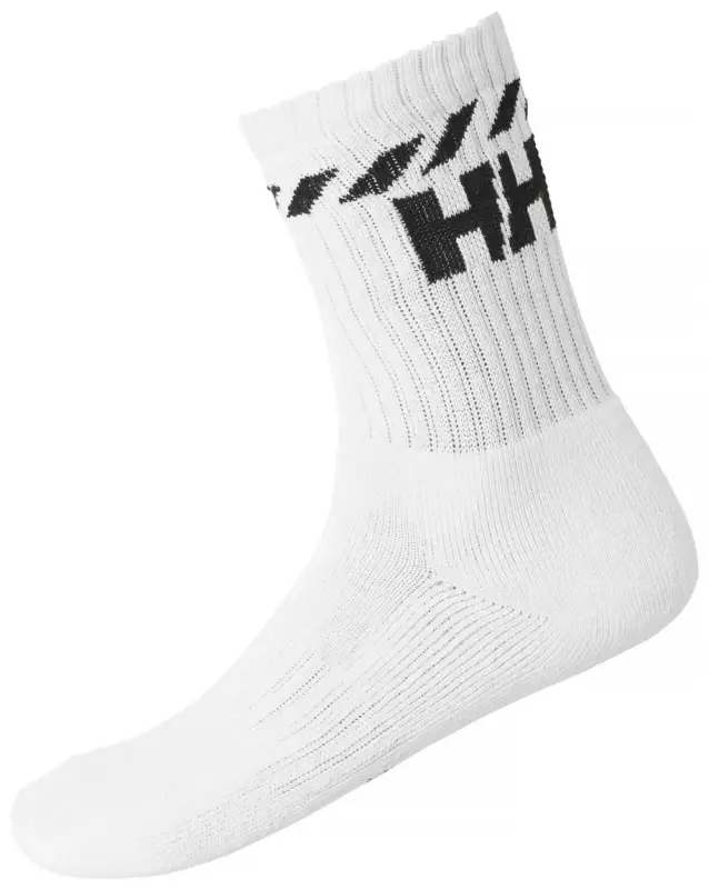 Skarpety bawełniane unisex Helly Hansen COTTON SPORT SOCK 3PK - White Okazja