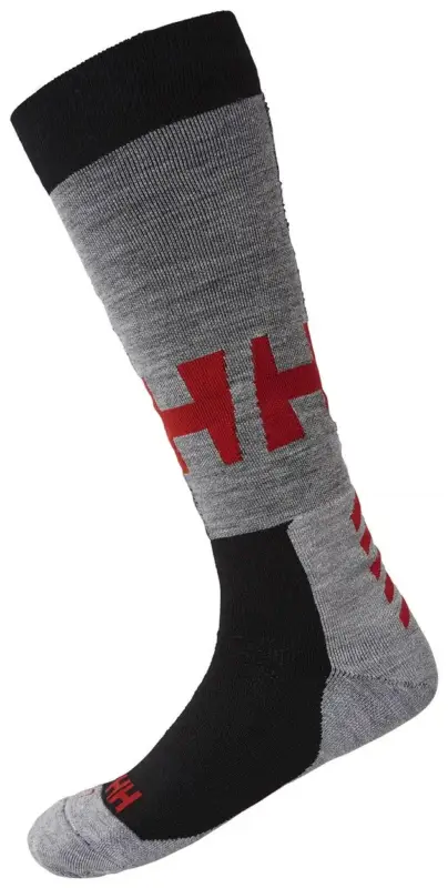 Skarpety z merynosem unisex Helly Hansen ALPINE SOCK MEDIUM - Black Do wyczerpania zapasów