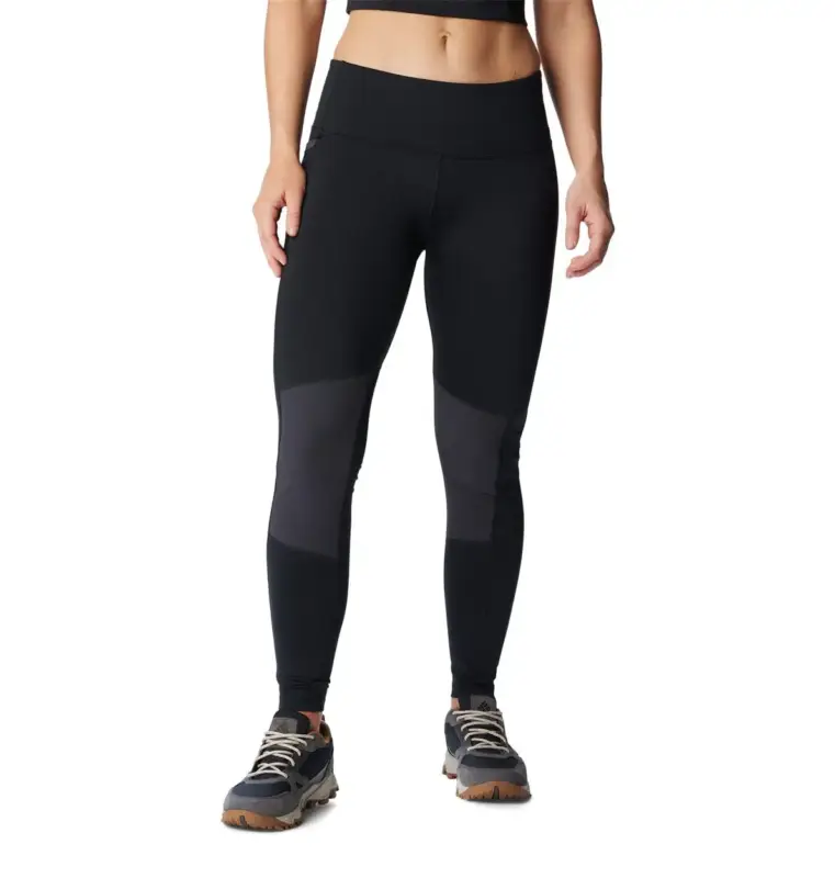 Niska cena Legginsy szybkoschnące damskie Columbia Back Beauty™ Warm Hybrid Legging - Black