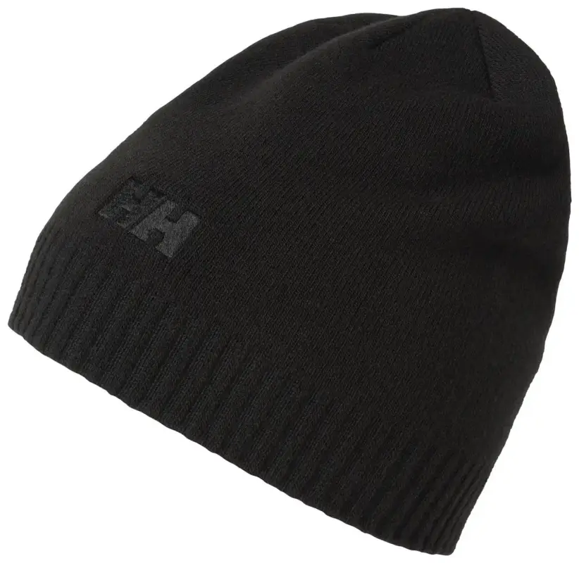 Czapka zimowa Helly Hansen Brand Beanie - Black Ostatnie sztuki