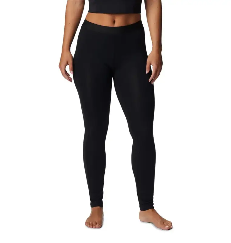 Legginsy termoaktywne damskie Columbia Midweight Stretch Tight - Black Hit sprzedaży