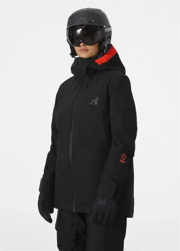 Kurtka narciarska damska Helly Hansen Powchaser 2.0 Jacket - Black Super okazja