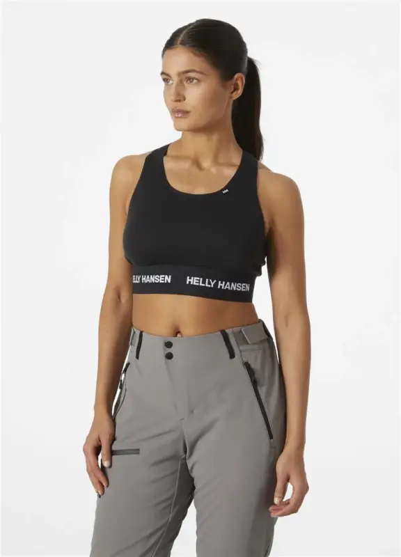 Niska cena Biustonosz termoaktywny damski Helly Hansen Lifa® Merino Midweight Bra - Black