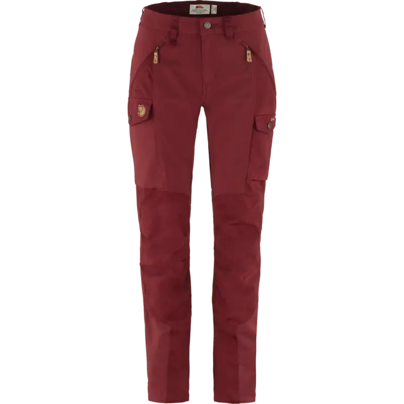 Spodnie G-1000® damskie Fjallraven Nikka Curved - Bordeaux Red Taniej