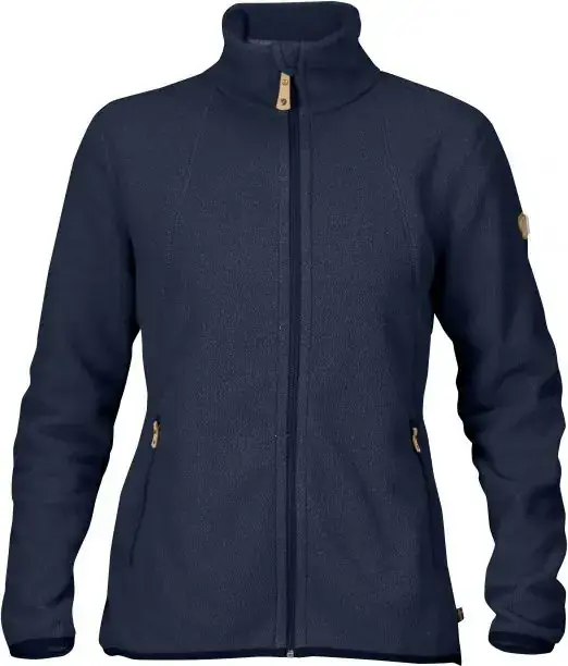 Polar damski Fjallraven Stina Fleece - Dark Navy Ostatnie sztuki