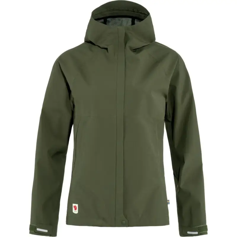 Tani Kurtka membranowa damska Fjallraven High Coast Hydratic Trail - Laurel Green