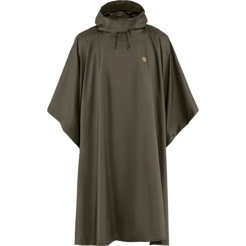 Ponczo membranowe Fjallraven Poncho - Dark Olive Bezpieczne zakupy