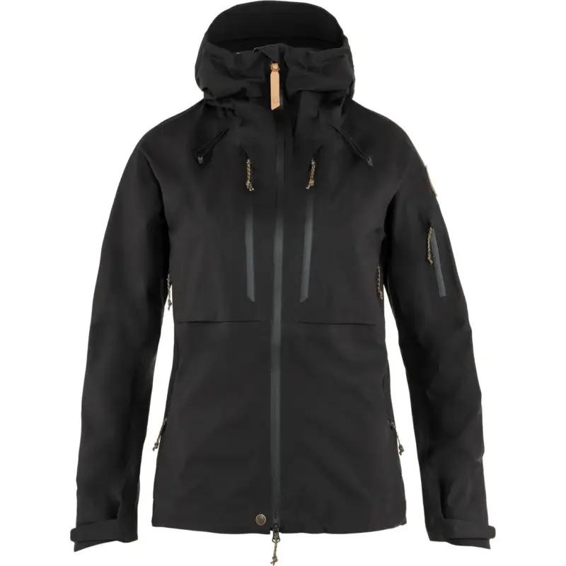 Kurtka membranowa damska Fjallraven Keb Eco-Shell - Black Obniżka ceny