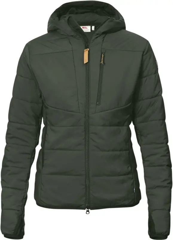 Kurtka ocieplana damska Fjallraven Keb Padded Hoodie - Deep Forest Dodaj do koszyka