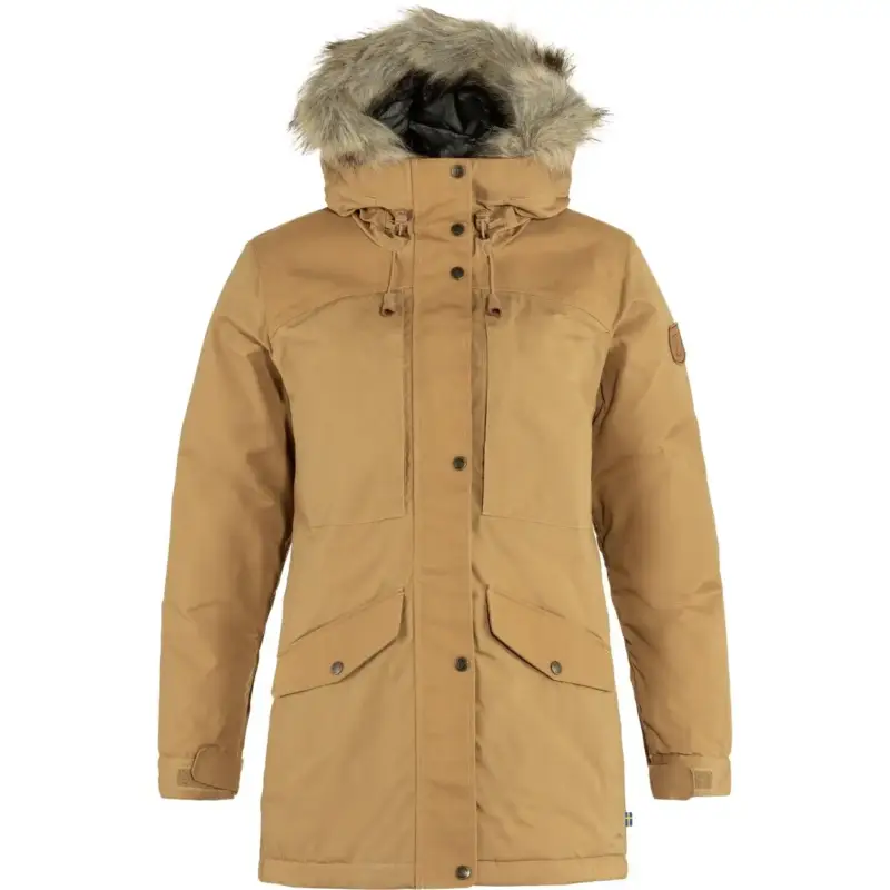 Cena promocyjna Kurtka puchowa damska Fjallraven Singi Down Jacket - Buckwheat Brown