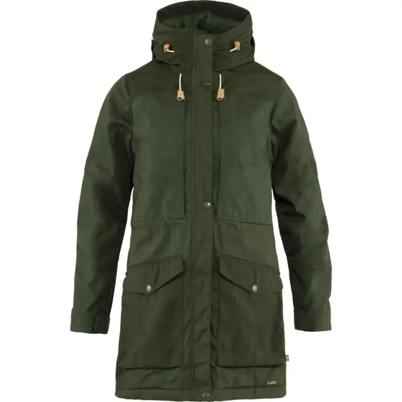 Rabat Kurtka G-1000® damska Fjallraven Singi Wool Padded Parka - Deep Forest