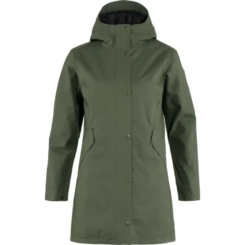 Bezpieczna płatność Kurtka 3-w-1 damska Fjallraven Visby Jacket - Deep Forest