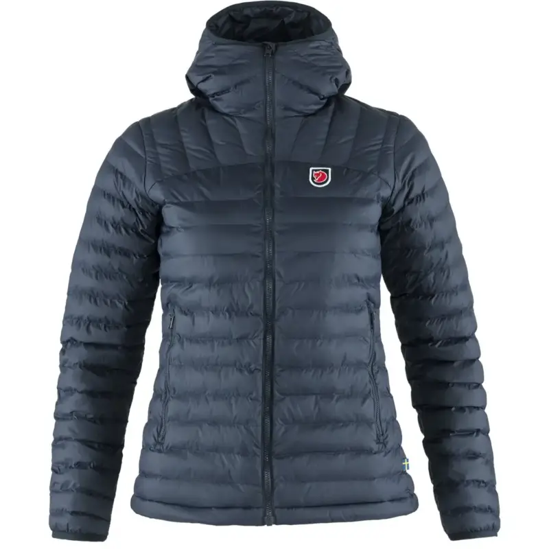 Kurtka ocieplana damska Fjallraven Expedition Lätt Hoodie - Navy Rabat