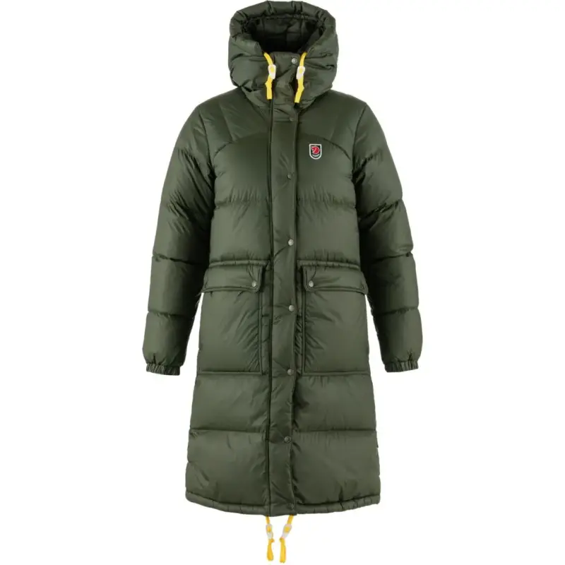 Wybór klientów Płaszcz puchowy damski Fjallraven Expedition Long Down Parka - Deep Forest