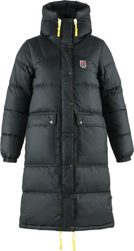 Ostatnia szansa Płaszcz puchowy damski Fjallraven Expedition Long Down Parka - Black