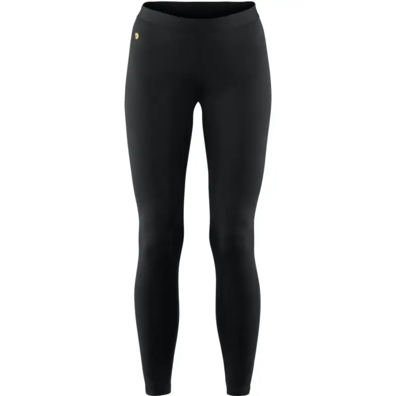 Kalesony wełniane damskie Fjallraven Bergtagen Thinwool Long Johns - Black Super okazja