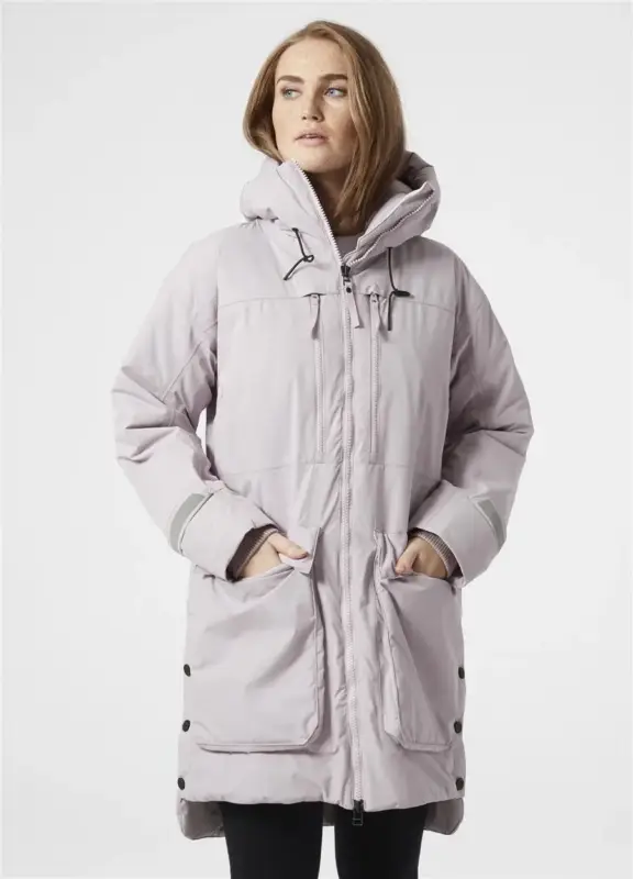 Okazja Kurtka ocieplana damska Helly Hansen MAUD PARKA - Dusty Syrin