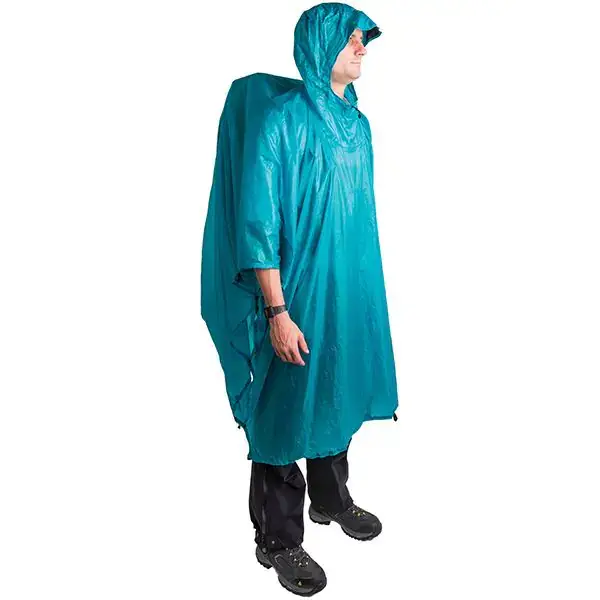 Peleryna przeciwdeszczowa z tarpem Sea to Summit Ultra-Sil Nano Tarp Poncho - Blue Zamów teraz