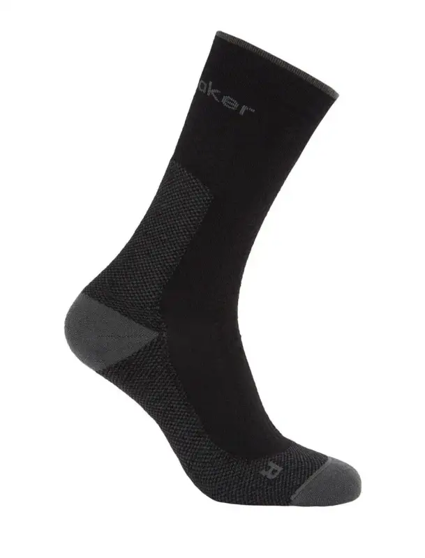 Skarpety męskie Icebreaker Merino Hike+ Ultralight Crew - Black/Obsidian Obniżka ceny