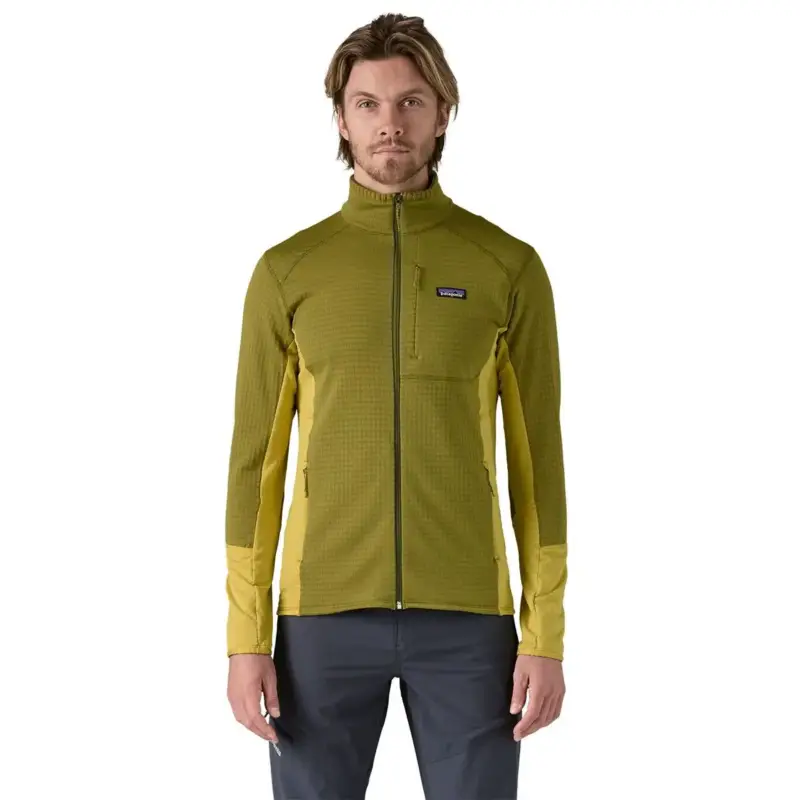 Łatwy zwrot Polar męski Patagonia R1® Fleece Jacket - Graze Green